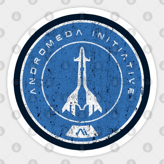 Andromeda Initiative Sticker by huckblade